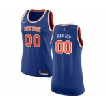 Women's Nike New York Knicks #00 Enes Kanter Swingman Royal Blue NBA Jersey - Icon Edition