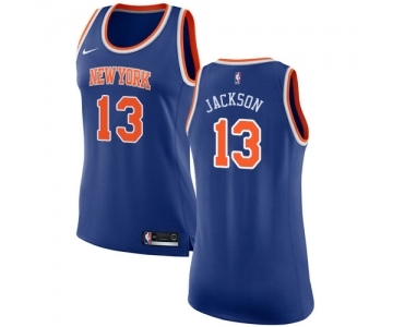 Women's Nike New York Knicks #13 Mark Jackson Swingman Royal Blue NBA Jersey - Icon Edition