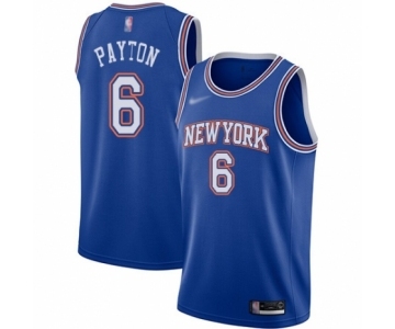 Youth New York Knicks #6 Elfrid Payton Swingman Blue Basketball Jersey - Statement Edition