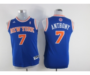youth nba new york knicks #7 anthony blue[revolution 30 swingman]