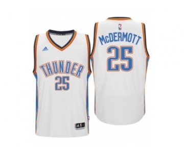 Men's Oklahoma City Thunder #22 Doug McDermott adidas White Player Swingman Jersey