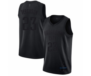 Men's Oklahoma City Thunder #23 Terrance Ferguson Swingman Black MVP Basketball Jersey
