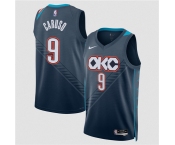 Men's Oklahoma City Thunder #9 Alex Caruso Navy 2025-26 City Edition Swingman Stitched Basketball Jersey Men's Oklahoma City Thunder #9 Alex Caruso Navy 2025-26 City Edition Swingman Stitched Basketball Jersey