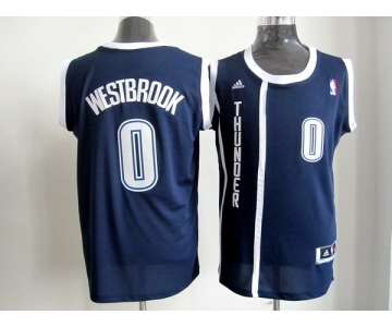 nba oklahoma city thunder #0 westbrook blue[revolution 30 swingman]