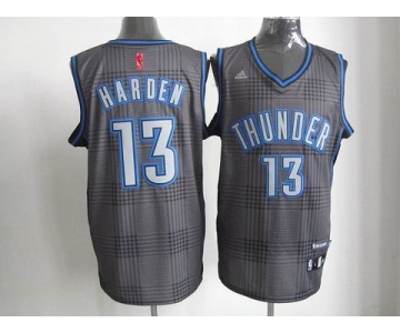 nba oklahoma city thunder #13 harden black-grey[2012]