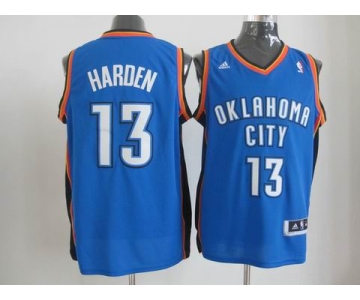 nba oklahoma city thunder #13 harden blue[revolution 30 swingman]