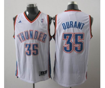 nba oklahoma city thunder #35 durant white[2011 swingman revolution 30]