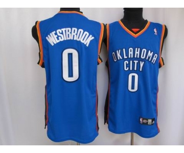nba oklahoma city thunder#0 westbrook blue