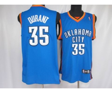nba oklahoma city thunder#35 durant blue