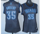 women nba oklahoma city thunder #35 durant black-gery[2012]