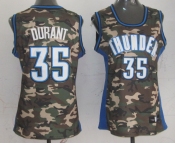 women nba oklahoma city thunder #35 durant camo