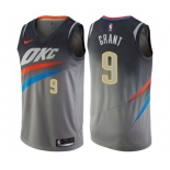 Youth Nike Oklahoma City Thunder #9 Jerami Grant Swingman Gray NBA Jersey - City Edition