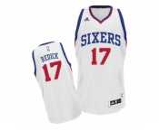 Men Adidas Philadelphia 76ers #17 JJ Redick Swingman White Home NBA Jersey