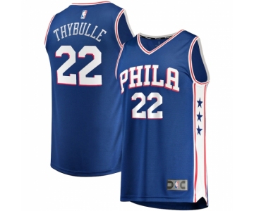 Men's Philadelphia 76ers #22 Matisse Thybulle Fanatics Branded Royal 2020-21 Fast Break Player Jersey