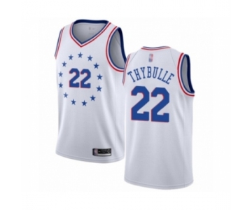 Men's Philadelphia 76ers #22 Mattise Thybulle White Swingman Jersey - Earned Edition