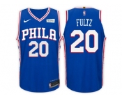 Nike NBA Philadelphia 76ers #20 Markelle Fultz Jersey 2017-18 New Season Blue Jersey