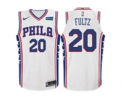 Nike NBA Philadelphia 76ers #20 Markelle Fultz Jersey 2017-18 New Season White Jersey