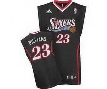 nba philadelphia 76ers #23 williams black