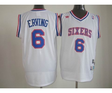nba philadelphia 76ers #6 erving white[swingman]