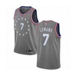 Youth Nike Philadelphia 76ers #7 Timothe Luwawu Swingman Gray NBA Jersey - City Edition