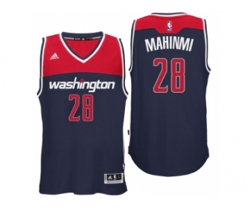 Men Washington Wizards #28 Ian Mahinmi Alternate Navy New Swingman Jersey