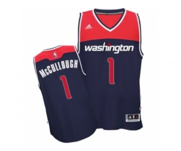 Men's Adidas Washington Wizards #1 Chris McCullough Swingman Navy Blue Alternate NBA Jersey