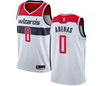 Men's Nike Washington Wizards #0 Gilbert Arenas Swingman White Home NBA Jersey - Association Edition