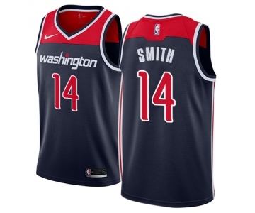 Men's Nike Washington Wizards #14 Jason Smith Swingman Navy Blue NBA Jersey Statement Edition