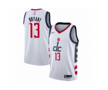 Men's Washington Wizards #13 Thomas Bryant Swingman White Basketball Jersey 2019-20 City Edition