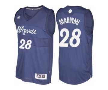 Men's Washington Wizards #28 Ian Mahinmi Navy Blue 2016 Christmas Day NBA Swingman Jersey