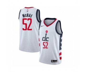 Men's Washington Wizards #52 Jordan McRae Swingman White Basketball Jersey 2019-20 City Edition