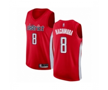 Men's Washington Wizards #8 Rui Hachimura Red Swingman Jersey - Earned Edition