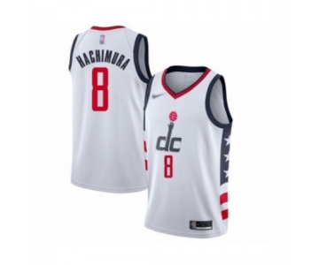 Men's Washington Wizards #8 Rui Hachimura Swingman White Basketball Jersey 2019-20 City Edition