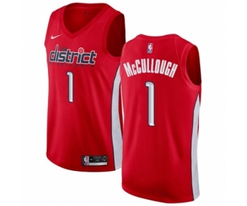 Women's Nike Washington Wizards #1 Chris McCullough Red Swingman Jersey - Earned Edition