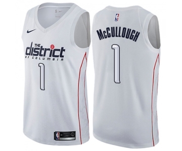 Women's Nike Washington Wizards #1 Chris McCullough Swingman White NBA Jersey - City Edition