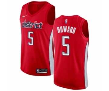 Women's Nike Washington Wizards #5 Juwan Howard Red Swingman Jersey - Earned Edition