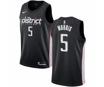 Women's Nike Washington Wizards #5 Markieff Morris Swingman Black NBA Jersey - City Edition