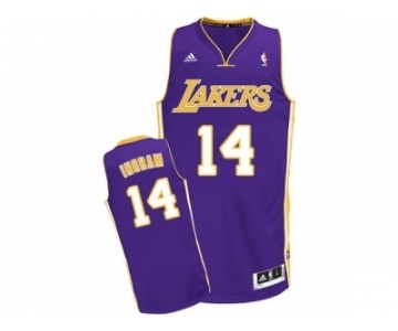 Men's Adidas Los Angeles Lakers #14 Brandon Ingram Swingman Purple Road NBA Jersey