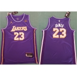 Men's Los Angeles Lakers #23 LeBron James Purple 2025 Statement Edition Stitched Basketball Jersey1 Men's Los Angeles Lakers #23 LeBron James Purple 2025 Statement Edition Stitched Basketball Jersey1