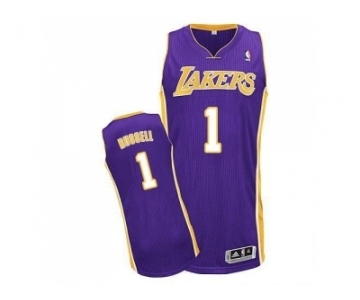 NBA Los Angeles Lakers #1 D'Angelo Russell Purple Stitched jerseys