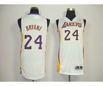 nba los angeles Lakers #24 bryant white[revolution 30]