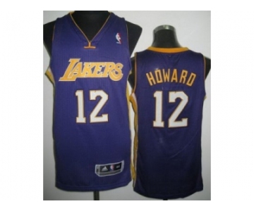 nba los angeles lakers #12 howard purple[revolution 30]