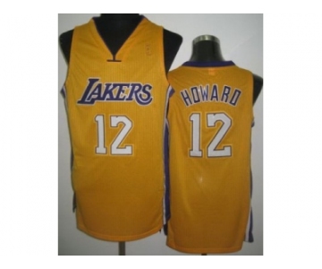 nba los angeles lakers #12 howard yellow[revolution 30]
