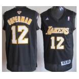nba los angeles lakers #12 superman black[revolution 30 swingman][superman]