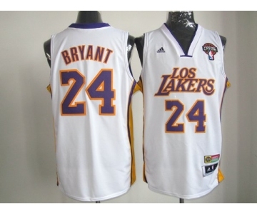 nba los angeles lakers #24 bryant white[los-1]