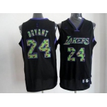 nba los angeles lakers #24 kobe bryant black[camo fashion swingman]