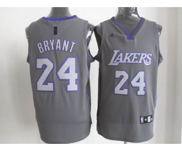 nba los angeles lakers #24 kobe bryant grey