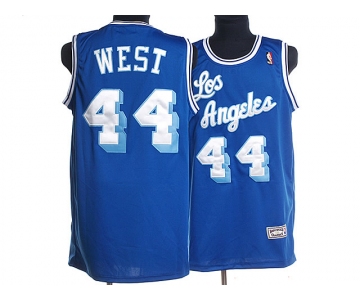 nba los angeles lakers #44 west m&n blue