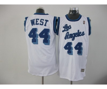 nba los angeles lakers #44 west white