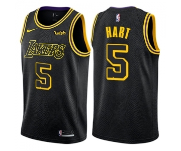 Women's Nike Los Angeles Lakers #5 Josh Hart Swingman Black NBA Jersey - City Edition